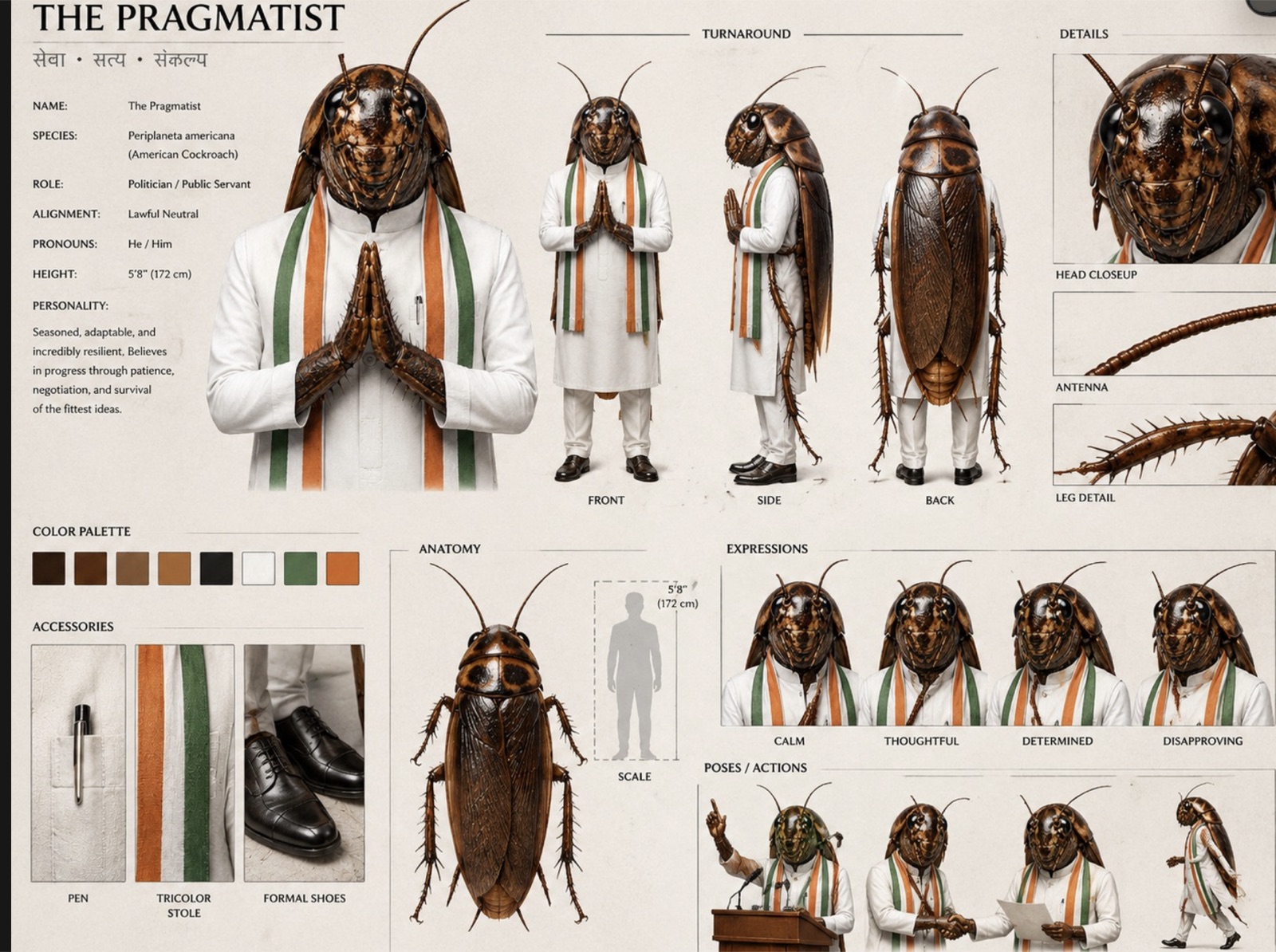 The Pragmatist — Founder of the Cockroach Janta Party